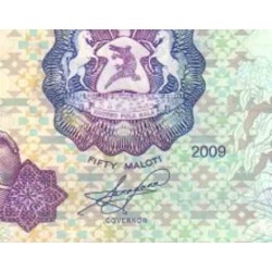 اسکناس 50 مالوتی - لسوتو 2009  سفارشی