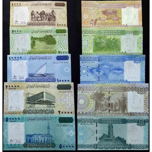 ست اسکناس سومالی  -  سفارشی