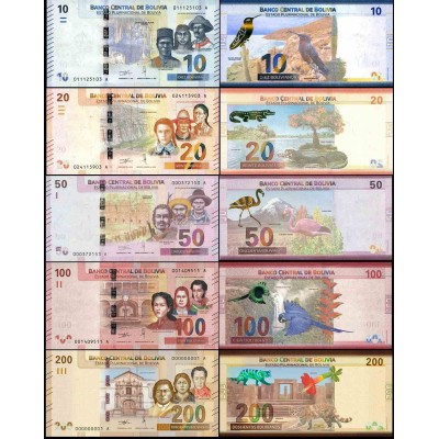 ست اسکناس بولیوی -  سفارشی