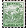1 عدد تمبر سری پستی - درو  - 5f - مجارستان 1916