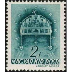 1 عدد تمبر سری پستی - کلیسا در مجارستان - 2f - مجارستان 1939