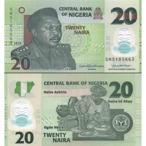 اسکناس پلیمر 50 نایرا - نیجریه 2020