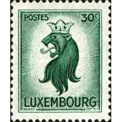 1 عدد تمبر سری پستی - شیر دوچی آرمز - 30c - لوگزامبورگ 1945