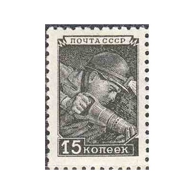 1 عدد تمبر سری پستی -  15K - شوروی 1949 قیمت 1.7 دلار