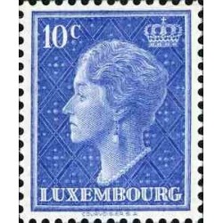 1 عدد تمبر سری پستی - دوشس بزرگ شارلوت - 10c - لوگزامبورگ 1948 کیفیت MN