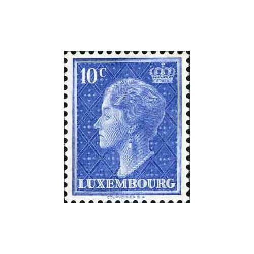 1 عدد تمبر سری پستی - دوشس بزرگ شارلوت - 10c - لوگزامبورگ 1948 کیفیت MN