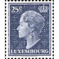 1 عدد تمبر سری پستی - دوشس بزرگ شارلوت - 25c - لوگزامبورگ 1948 کیفیت MN