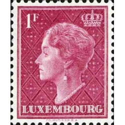 1 عدد تمبر سری پستی - دوشس بزرگ شارلوت - 1Fr- لوگزامبورگ 1948 کیفیت MN