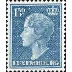 1 عدد تمبر سری پستی - دوشس بزرگ شارلوت - 1.5Fr- لوگزامبورگ 1948 کیفیت MN