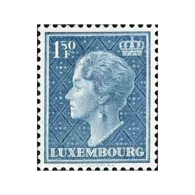 1 عدد تمبر سری پستی - دوشس بزرگ شارلوت - 1.5Fr- لوگزامبورگ 1948 کیفیت MN