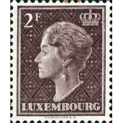 1 عدد تمبر سری پستی - دوشس بزرگ شارلوت - 2Fr- لوگزامبورگ 1948 کیفیت MN