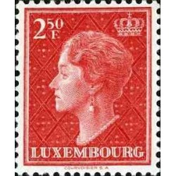 1 عدد تمبر سری پستی - دوشس بزرگ شارلوت - 2.5Fr- لوگزامبورگ 1948 کیفیت MN