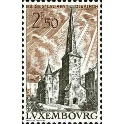 1 عدد تمبر کلیسای دیکیرش - لوگزامبورگ 1962
