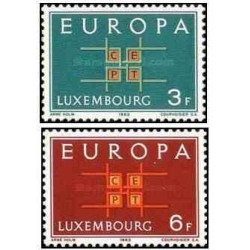 2 عدد تمبر مشترک اروپا - Europa Cept - لوگزامبورگ 1963