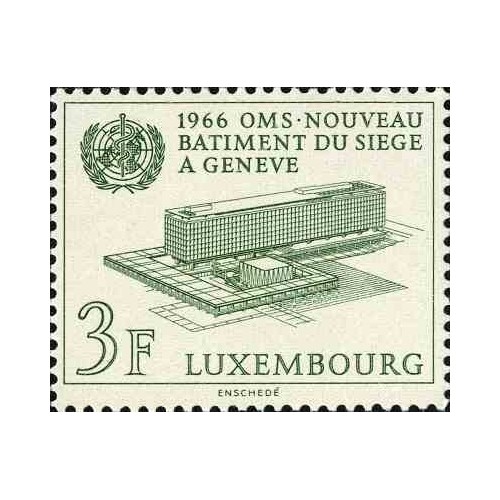 1 عدد تمبر سازمان بهداشت جهانی - لوگزامبورگ 1966