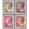 4 عدد تمبر سری پستی - دوک بزرگ ژان - لوگزامبورگ 1966