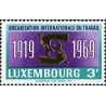 1 عدد تمبر پنجاهمین سالگرد سازمان بین‌المللی کار - لوگزامبورگ 1969