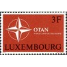 1 عدد تمبر بیستمین سالگرد ناتو - لوگزامبورگ 1969