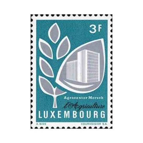 1 عدد تمبر کشاورزی - لوگزامبورگ 1969