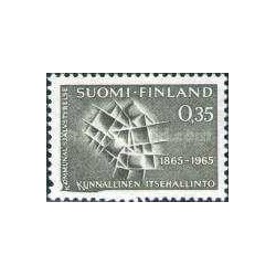 1 عدد  تمبر صدمین سالگرد قانون دولت محلی - فنلاند 1965