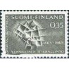1 عدد  تمبر صدمین سالگرد قانون دولت محلی - فنلاند 1965