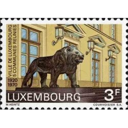 1 عدد تمبر پنجاهمین سالگرد شهر لوکزامبورگ - لوگزامبورگ 1970