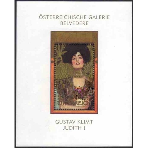 مینی شیت نقاشی‌های معروف مجموعه‌های اتریشی - اتریش 2003 ارزش اسمی 2.1 یورو