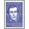 1 عدد  تمبر صدوپنجاهمین سالگرد تولد پروفسور M.A.Castrèn  - فنلاند 1963