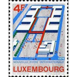 1 عدد تمبر نمایشگاه بین‌المللی لوکزامبورگ - لوگزامبورگ 1974
