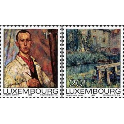 2 عدد تمبر نقاشی‌ها - لوگزامبورگ 1975