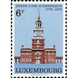 1 عدد تمبر دویستمین سالگرد ایالات متحده آمریکا - لوگزامبورگ 1976