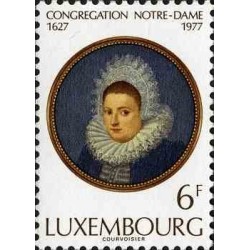 1 عدد تمبر 350مین سالگرد تأسیس انجمن نوتردام برای آموزش دختران جوان - لوگزامبورگ 1977