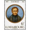 1 عدد تمبر 125مین سالگرد درگذشت لویی بریل - لوگزامبورگ 1977