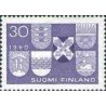 1 عدد  تمبر شش شهر جدید - فنلاند 1960