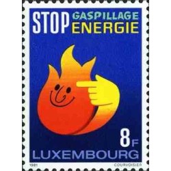 1 عدد تمبر صرفه‌جویی در مصرف انرژی - لوگزامبورگ 1981