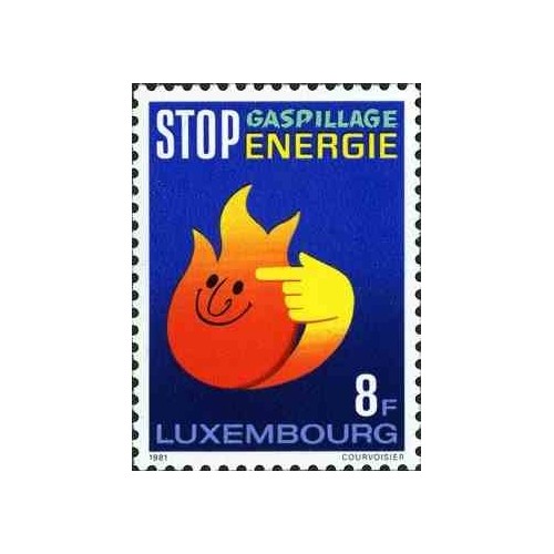 1 عدد تمبر صرفه‌جویی در مصرف انرژی - لوگزامبورگ 1981