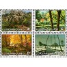 4 عدد تمبر مناظر در چهار فصل - لوگزامبورگ 1982