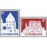 2 عدد تمبر مرمت قلعه - لوگزامبورگ 1982
