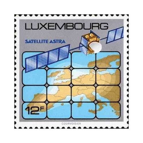 1 عدد تمبر ماهواره مخابراتی آسترا - لوگزامبورگ 1989