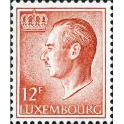 1 عدد تمبر سری پستی - دوک بزرگ ژان - 12F - لوگزامبورگ 1975