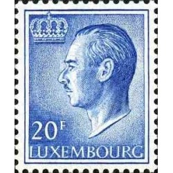 1 عدد تمبر سری پستی - دوک بزرگ ژان - 20F - لوگزامبورگ 1975