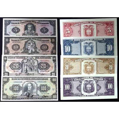 ست اسکناس اکوادور  -  سفارشی