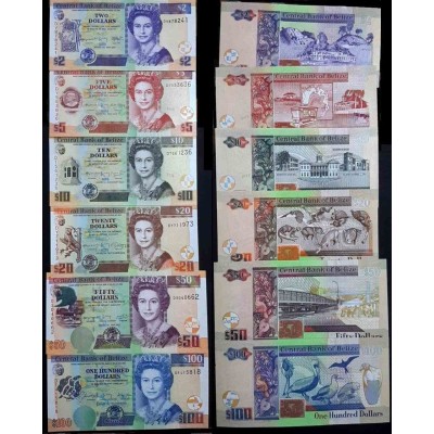 ست اسکناسهای بلیز -  سفارشی