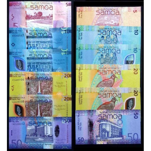 ست اسکناس ساموا -  سفارشی