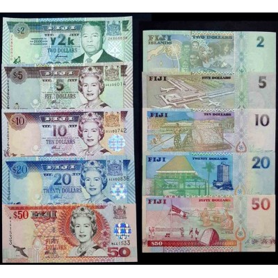 ست اسکناسهای فیجی -  سفارشی