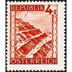 1 عدد تمبر سری پستی - سوشارژ - 75/38g - اتریش 1947