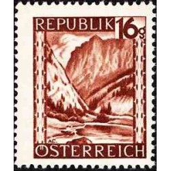 1 عدد تمبر سری پستی - مناظر - 16g - اتریش 1945
