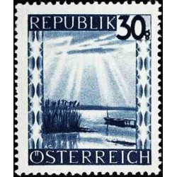1 عدد تمبر سری پستی - مناظر - 30g - اتریش 1945