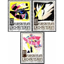 3 عدد تمبر کریسمس - لیختنشتاین 1994