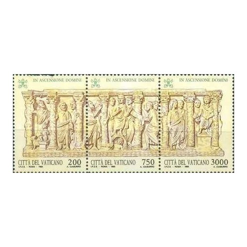 3 عدد  تمبر روز عروج عیسی به اسمان- واتیکان 1993 قیمت 5.5 دلار
